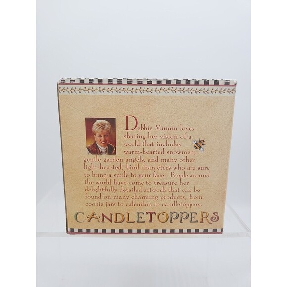 Debbie Mumm Candle Topper Oh Happy Day #8035 Our America Series Open Box - Picture 12 of 12